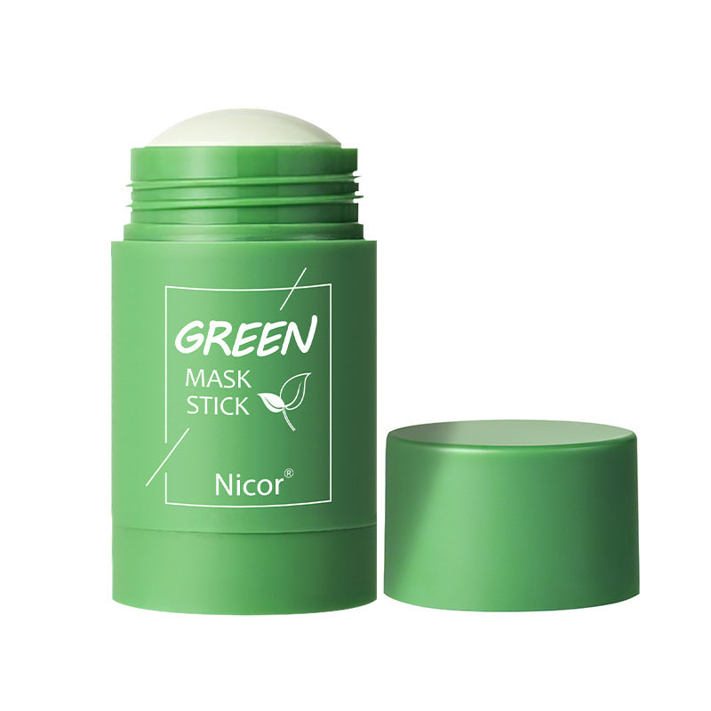 Cleansing Green Tea Mask Clay Stick Oil Control Anti-Acne Whitening Seaweed Mask Skin Care-4