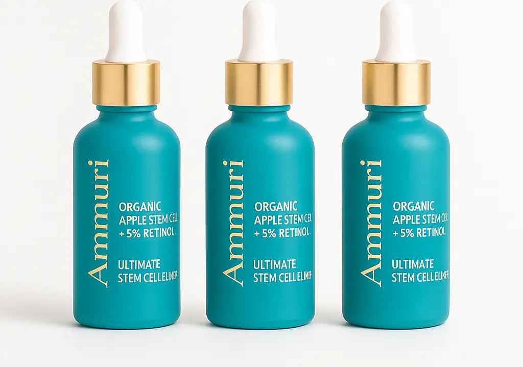 24-Hour Retinol 5% Serum with Apple Stem Cell | Anti-Ageing & Skin Renewal | Ammuri Beauty