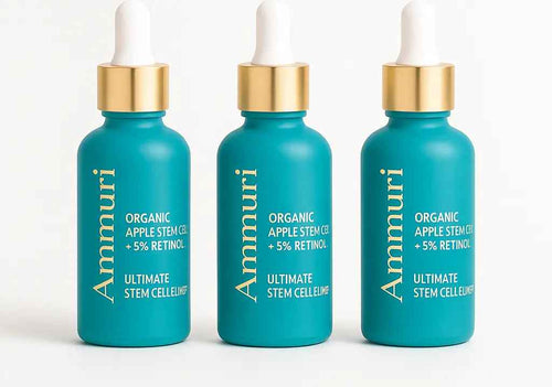 24-Hour Retinol 5% Serum with Apple Stem Cell | Anti-Ageing & Skin Renewal | Ammuri Beauty
