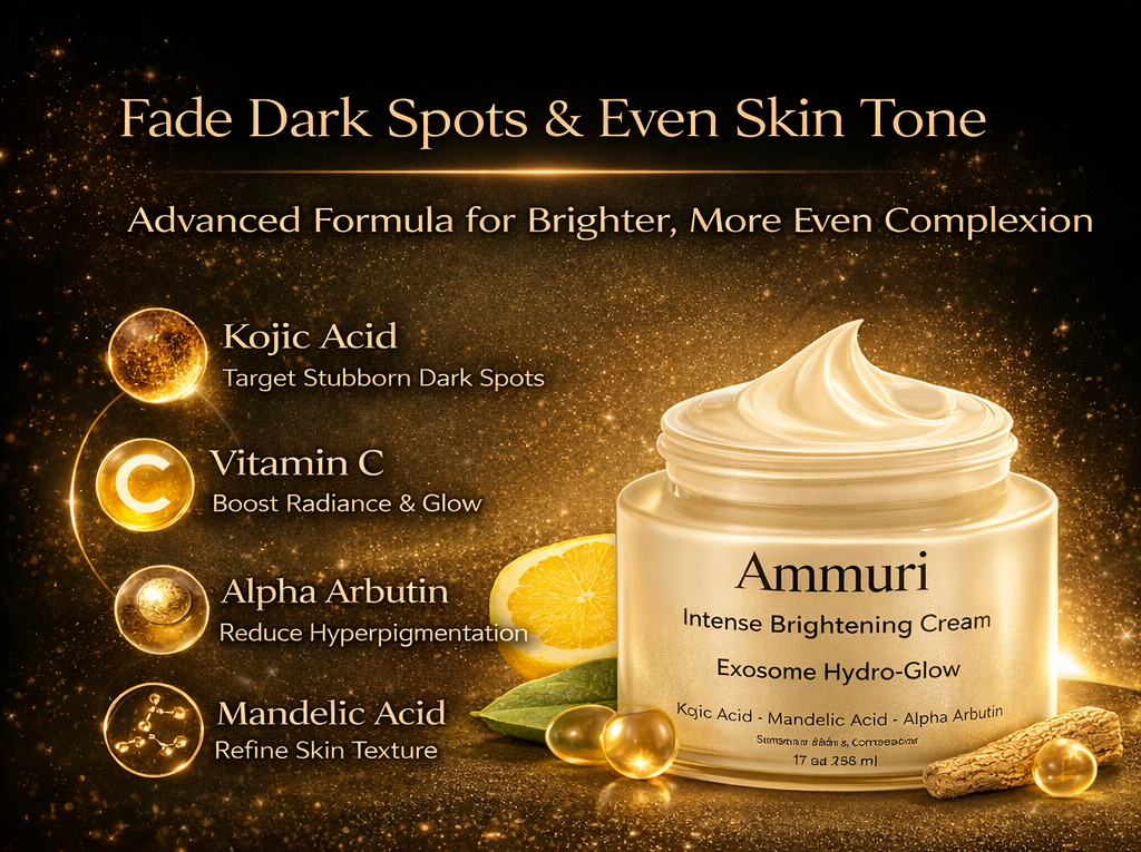 Lightening Set – Kojic Acid Serum & Exosome Cream SPF 50 for Pigmentation & Dark Spots | Ammuri-4