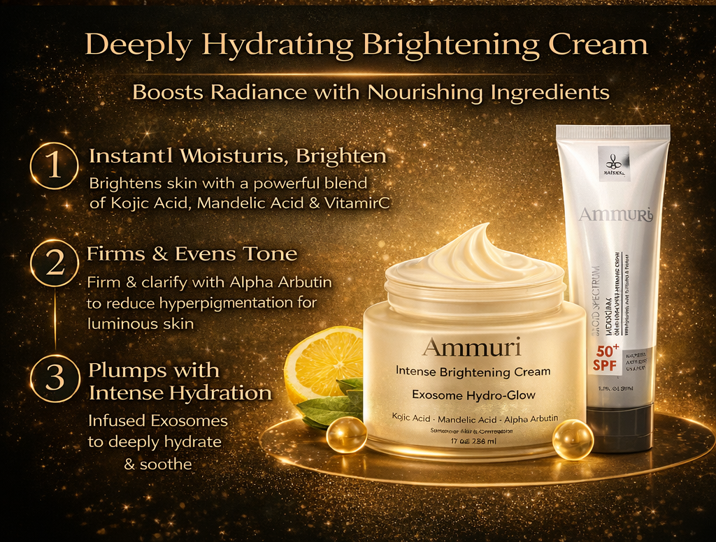 Lightening Set – Kojic Acid Serum & Exosome Cream SPF 50 for Pigmentation & Dark Spots | Ammuri-3