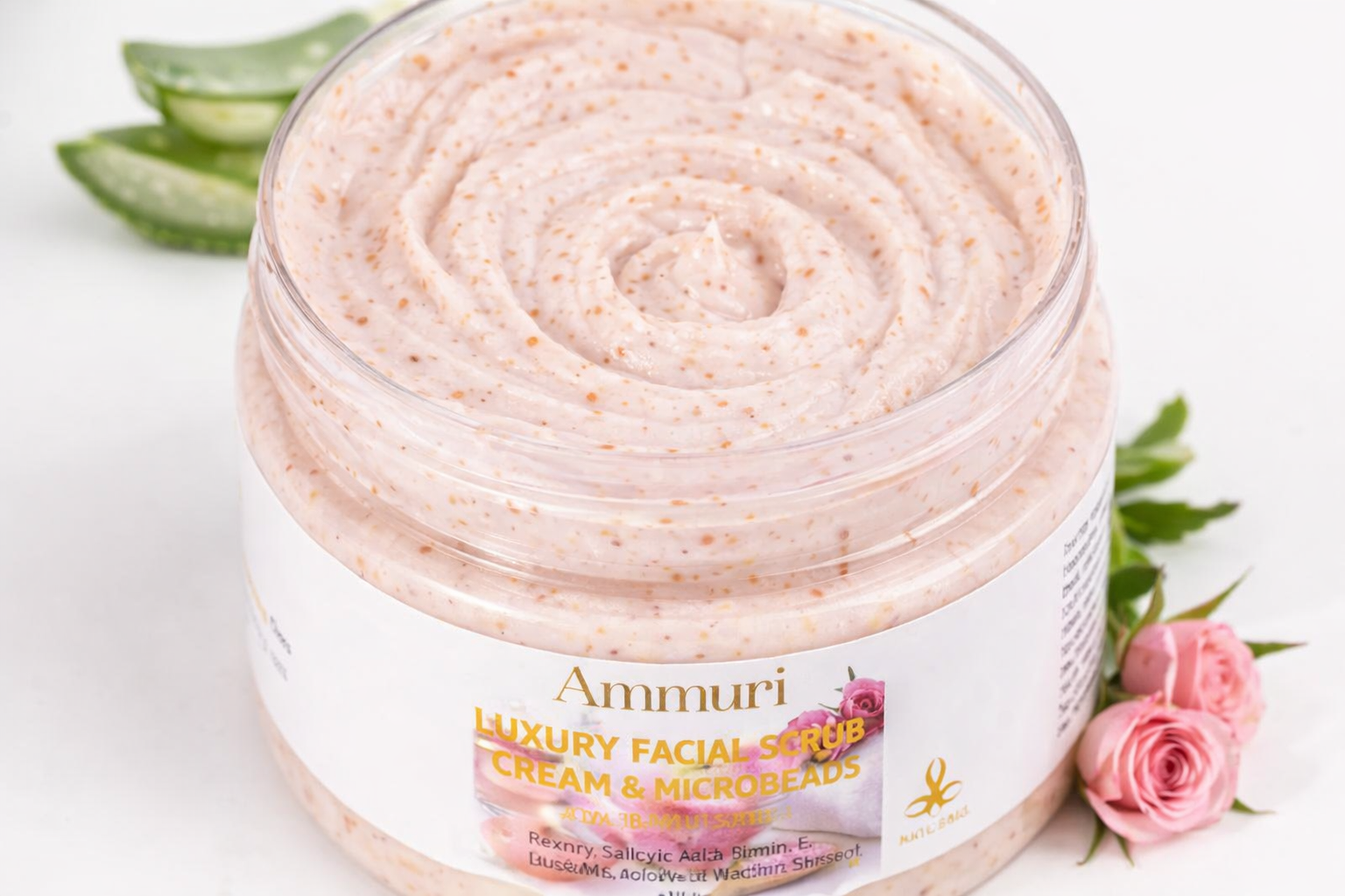 Retinol Facial Scrub & Exfoliating Cream for Smooth Skin | Ammuri-1