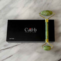 Jade Facial Roller - Lymphatic Drainage Face Roller for Puffiness & Glowing Skin - Organic, Vegan, Cruelty-Free | CAD B | JR12