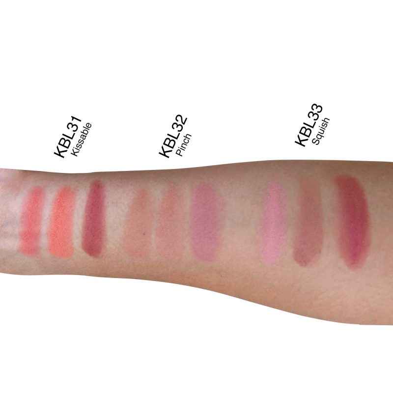 Blush Palette – Kissable – KBL31 | 3 Shades, Jojoba Oil Infused, Buildable Matte Finish