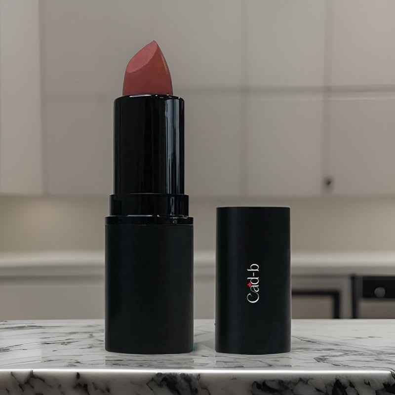 Lipstick – Misty Mauve – P028 | Hydrating Beeswax Lipstick with Jojoba & Castor Oils | Paraben Free, Cruelty Free