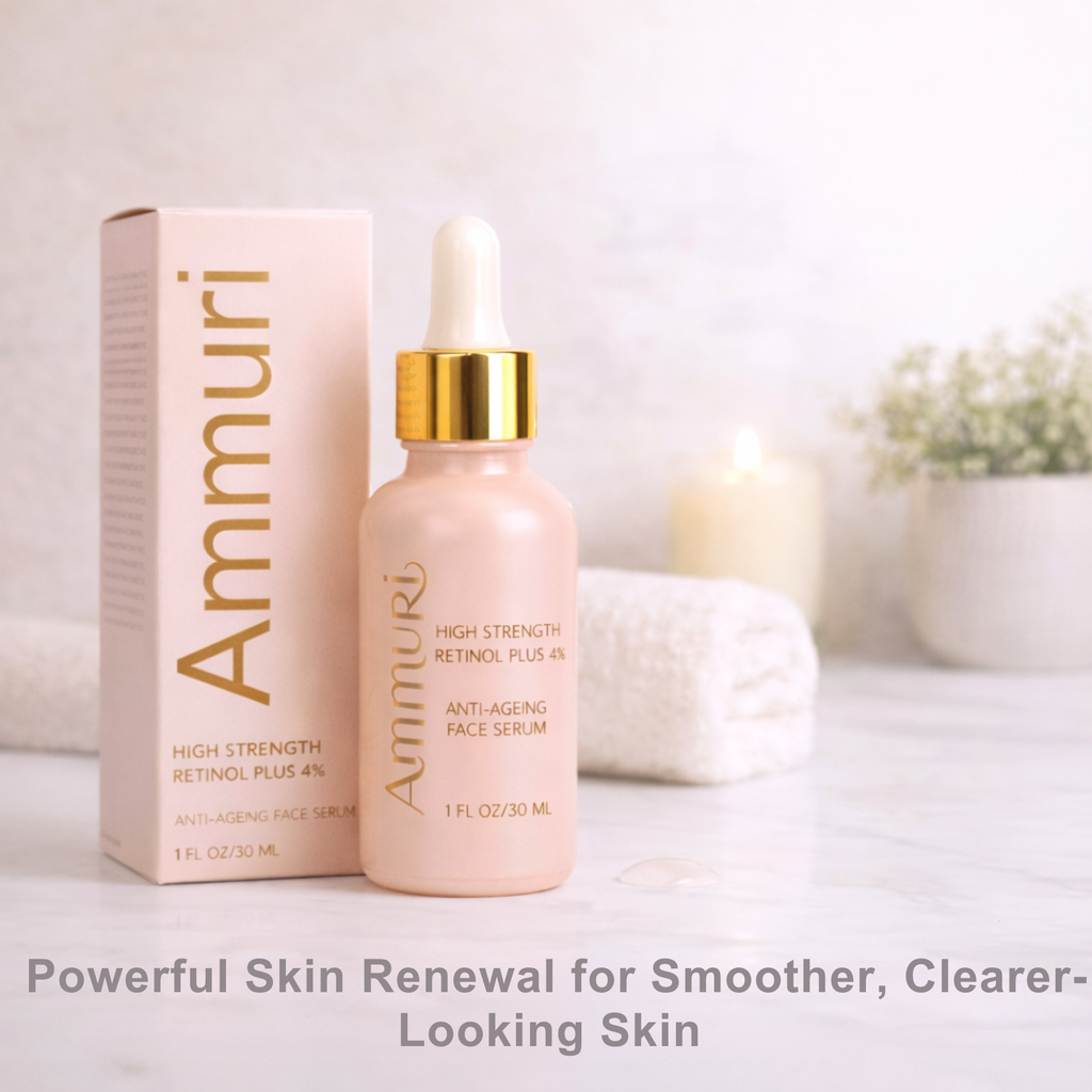 High Strength Retinol 4% Serum for Wrinkles & Dark Spots (30ml) | Ammuri-3