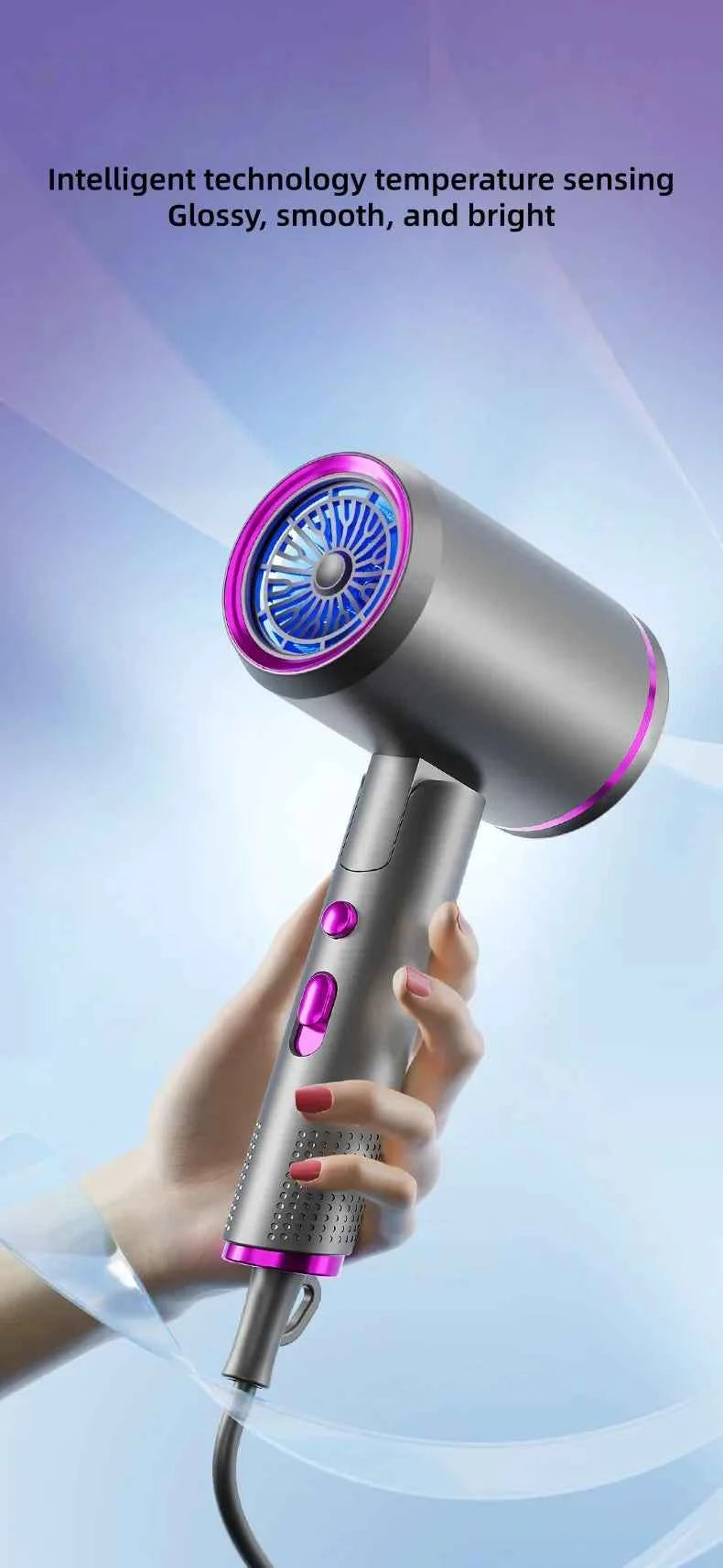 Hair Dryer with High Power Foldable Travel (1800W)