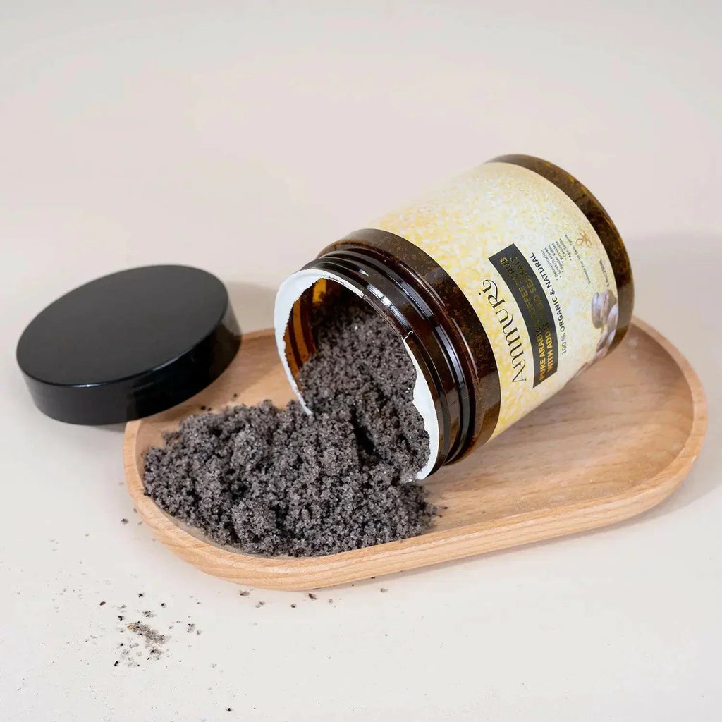Organic Arabica Coffee Scrub Face Mask for Exfoliation & Glow | Ammuri-4