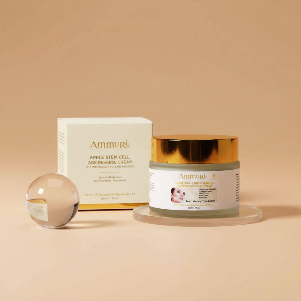 Apple Stem Cell Age Reverse Cream for Wrinkles & Skin Renewal | Ammuri-0
