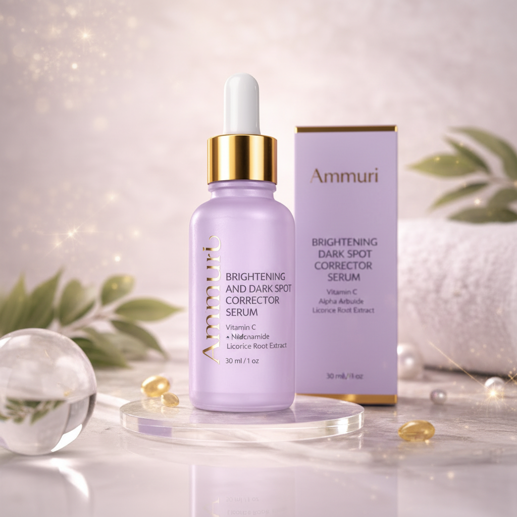 Kojic Acid & Alpha Arbutin Dark Spot Corrector Serum | Fade Hyperpigmentation | Ammuri-0