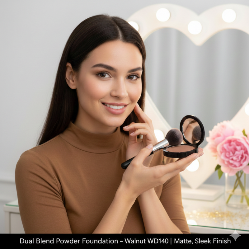 Dual Blend Powder Foundation - Ecru WD127 | Matte, Sleek Finish
