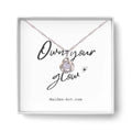 Round Knot Pendant Necklace with Cubic Zirconia