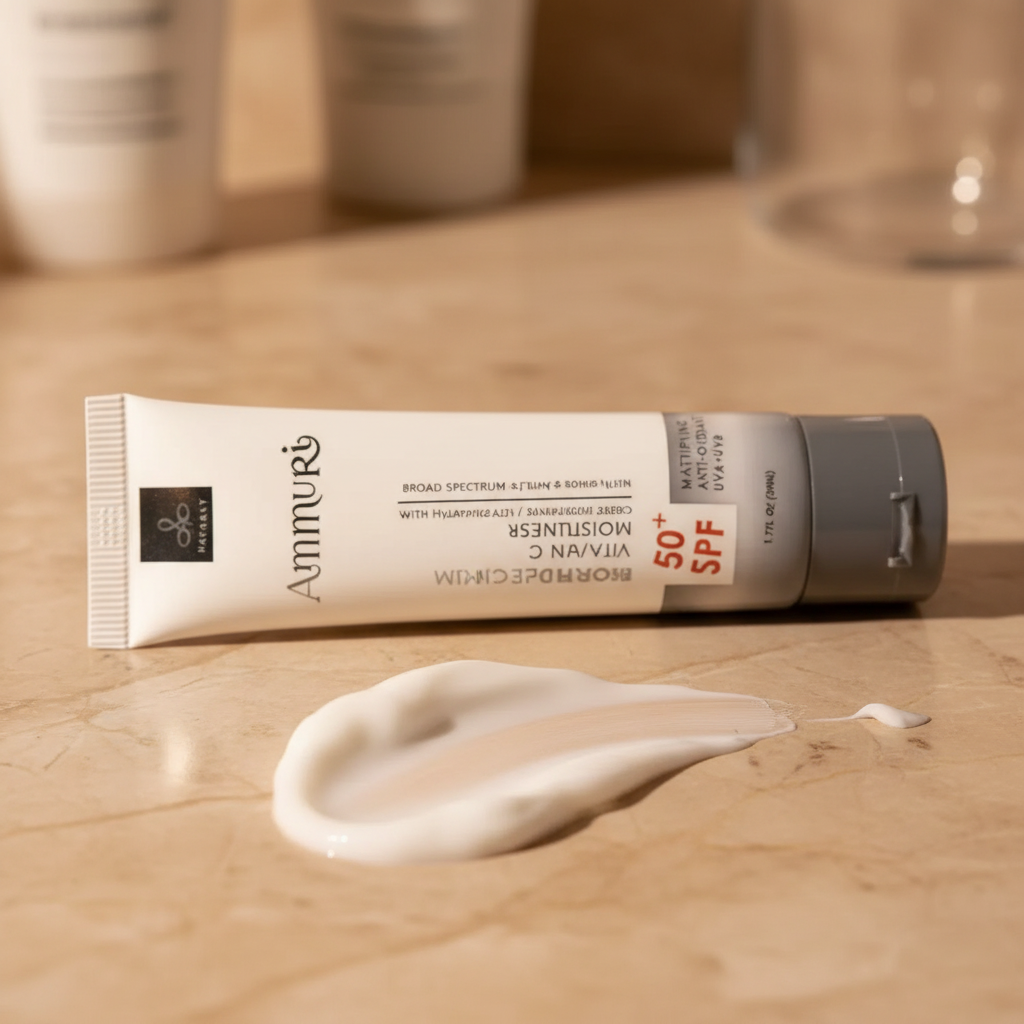 Vitamin C Day Cream SPF 50 for Brightening & Sun Protection | Ammuri-2