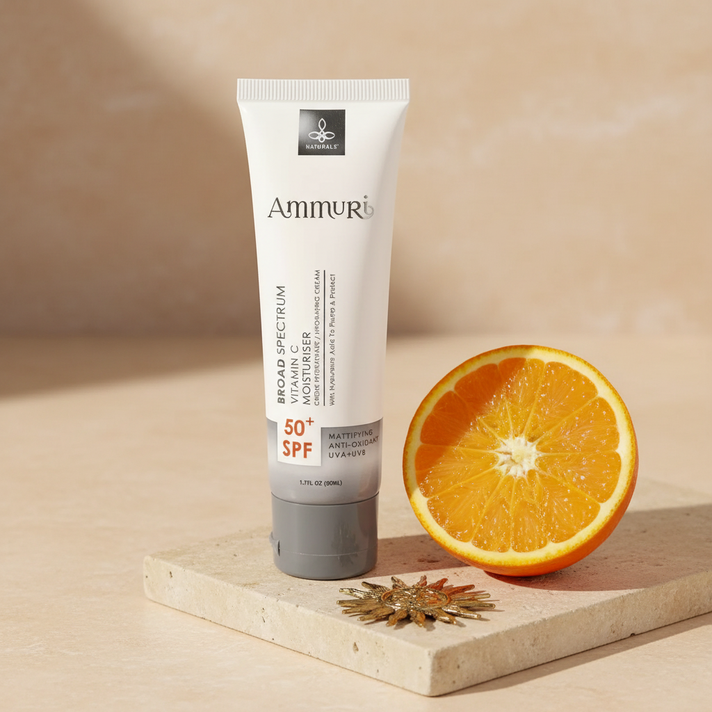 Vitamin C Day Cream SPF 50 for Brightening & Sun Protection | Ammuri-3