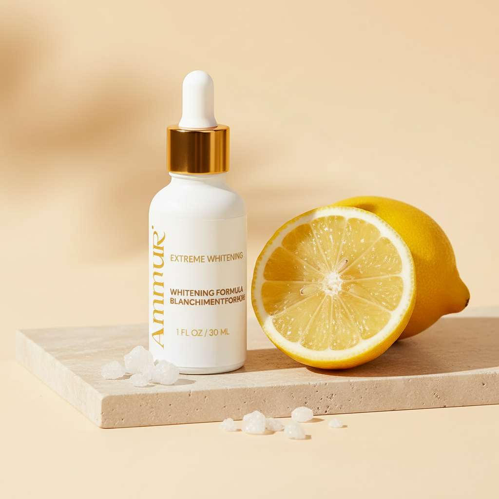 Brightening Face Serum with Kojic Acid & Alpha Arbutin for Dark Spots & Even Skin Tone (30ml) | Ammuri-3