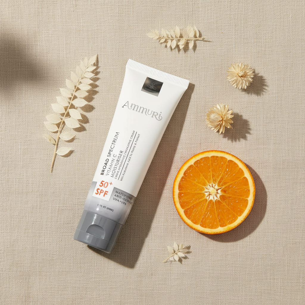 Vitamin C Day Cream SPF 50 for Brightening & Sun Protection | Ammuri-1