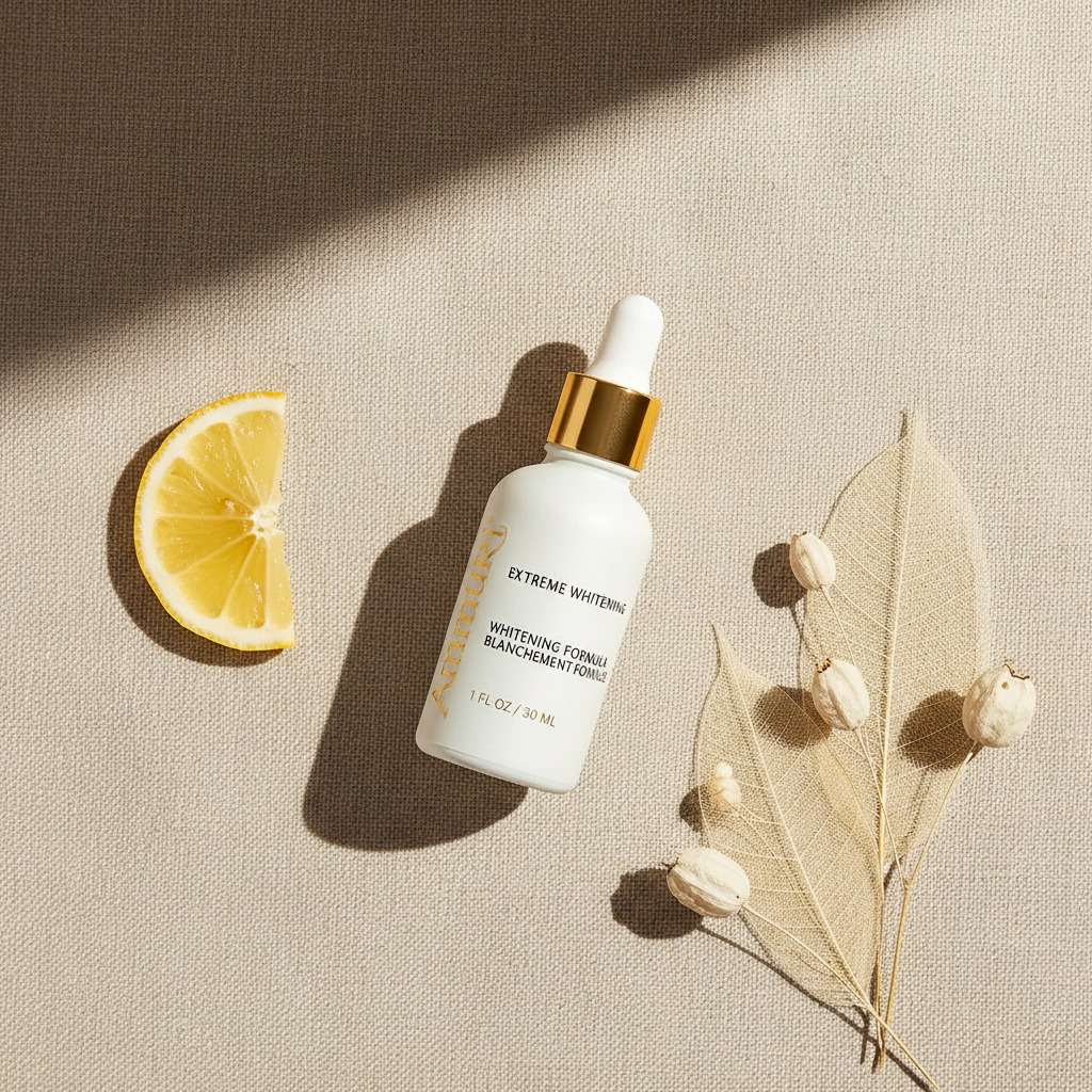 Brightening Face Serum with Kojic Acid & Alpha Arbutin for Dark Spots & Even Skin Tone (30ml) | Ammuri-1