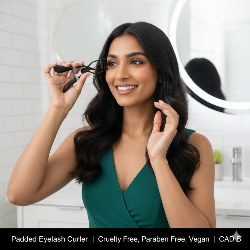 Padded Eyelash Curler – Crimp-Free Curl for All Eye Shapes