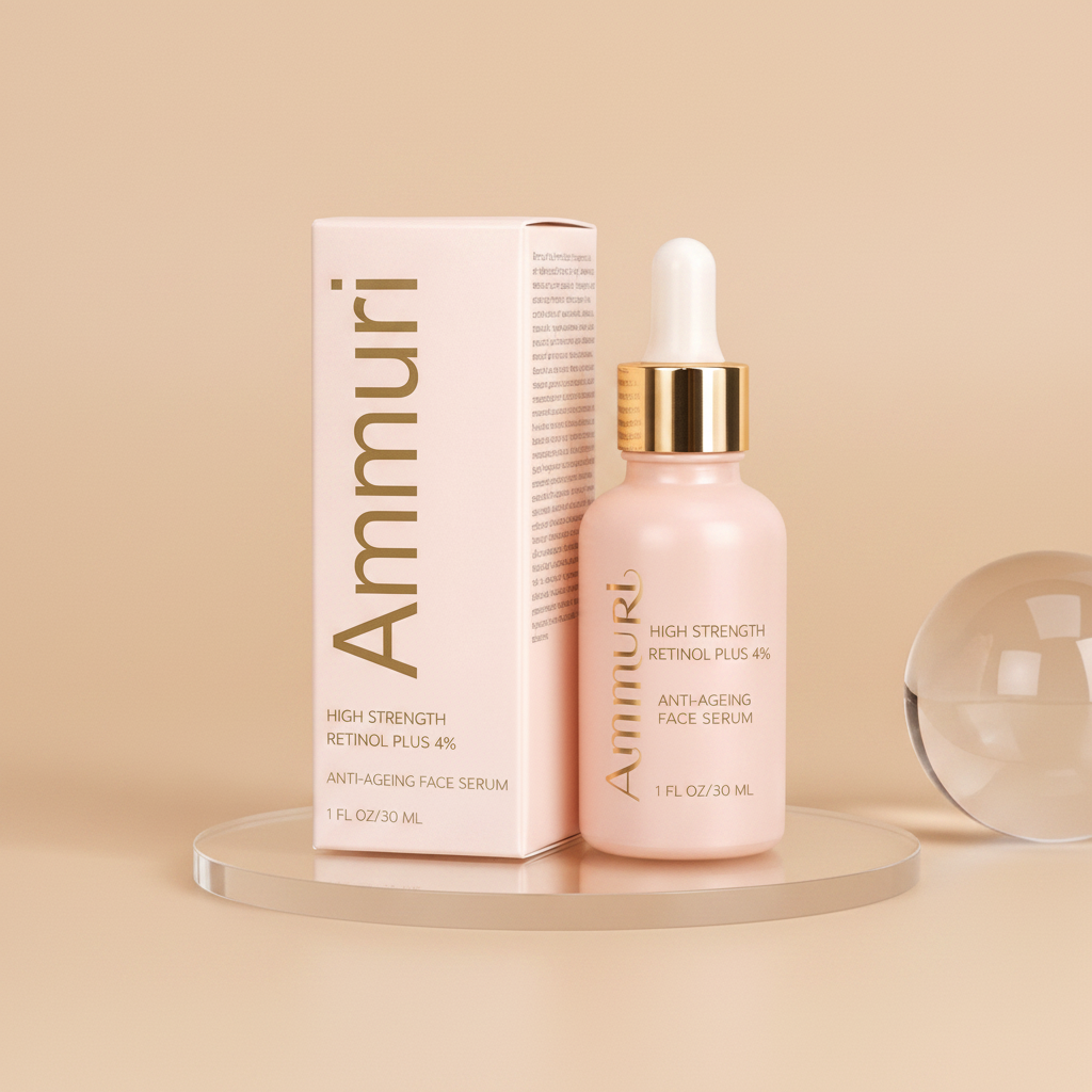 High Strength Retinol 4% Serum for Wrinkles & Dark Spots (30ml) | Ammuri-0