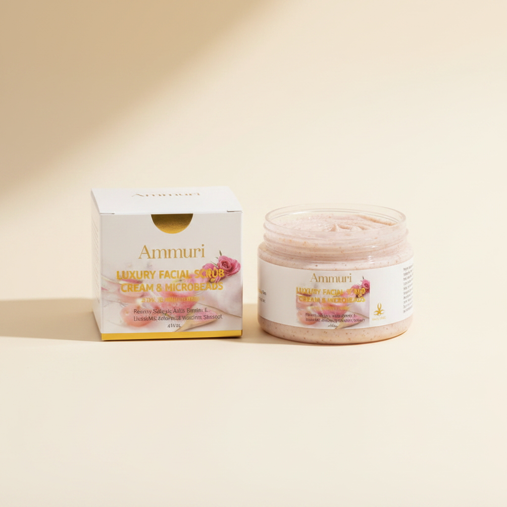 Retinol Facial Scrub & Exfoliating Cream for Smooth Skin | Ammuri-0