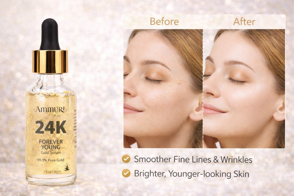 24K Gold Face Serum for Radiance & Anti-Ageing | Ammuri-4